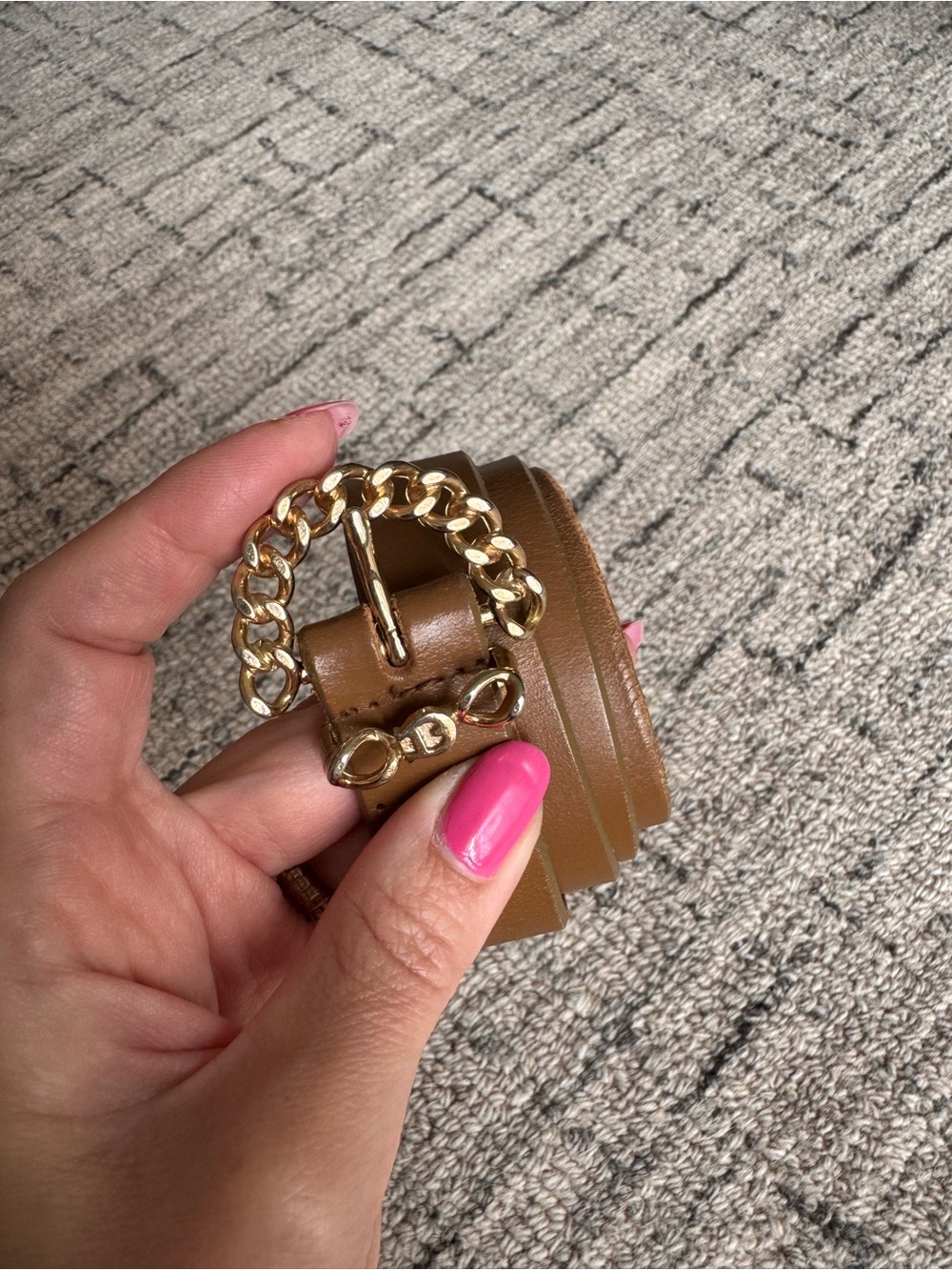 Etienne Agner vintage chain buckle belt 26